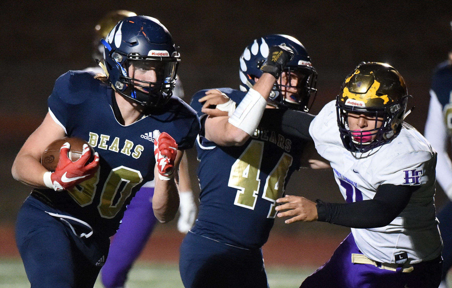 PHOTOS: Palmer Ridge Bears (63) Holy Family Tigers (7)